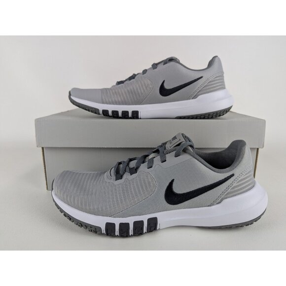 Nike Flex Control 4 Light Smoke Grey White Black Men's Size 7 Women's 8.5 NIB - Picture 2 of 8